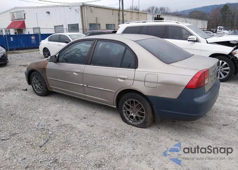 2003 Honda Civic Ex из США, поврежденный, VIN 2HGES26733H594259